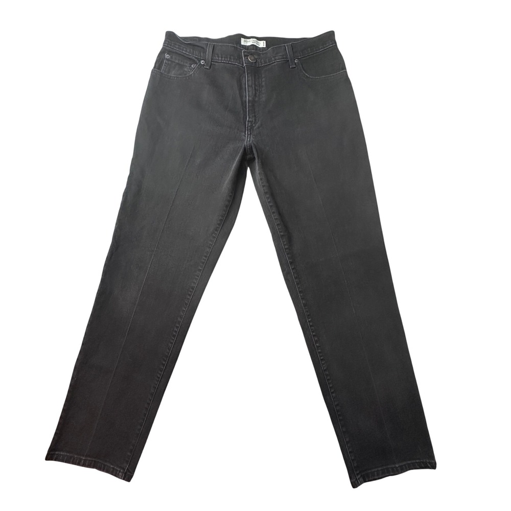 Vintage Levi's Jeans 550 Womens 14M‎ Black Relaxed Tapered Denim High Rise Y2K